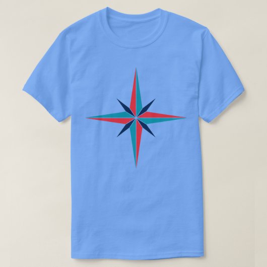 コンパスバラ Tシャツ (デザイン正面)