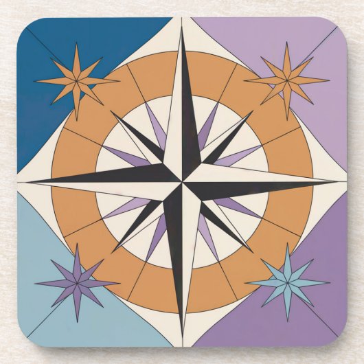 コンパスバラMCMコースターセット コースター (正面)