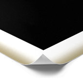 コンパスフラワープリント ポスター (角)