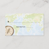 コンパスマップトラベルバーバルミツワープレイスカード プレイスカード (裏面)