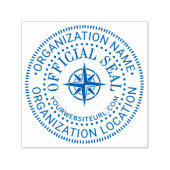 コンパス一般カスタム的なシール名の場所のURL セルフインキングスタンプ (デザイン)