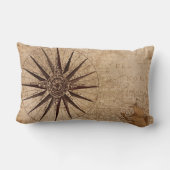 コンパス探査探査年齢世界地図 ランバークッション (裏面)