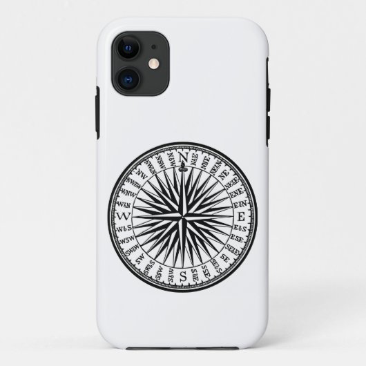 コンパス方向矢印 Case-Mate iPhoneケース (裏面)