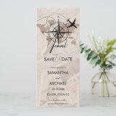 コンパス旅行先の茶色のマップ救ザデータ 招待状 (スタンド正面)