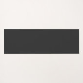 コンパス星エンブレムモノグラム白黒 ヨガマット (裏面(横))