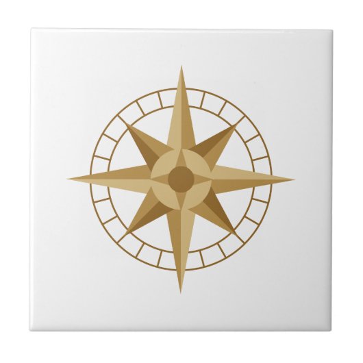 コンパス星 タイル (正面)
