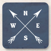 コンパス矢印 コースター (正面)