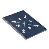 コンパス矢印 ノートブック (右側)