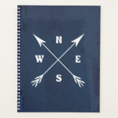 コンパス矢印 プランナー手帳 (正面)