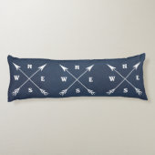 コンパス矢印 ボディピロー (裏面)