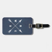 コンパス矢印 ラゲッジタグ (正面横)