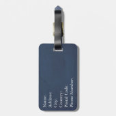 コンパス矢印 ラゲッジタグ (裏面縦)