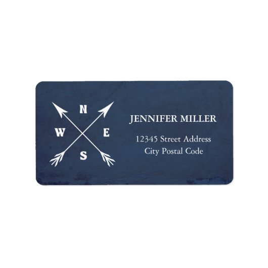 コンパス矢印 ラベル (正面)