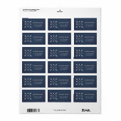 コンパス矢印 ラベル (フルシート)