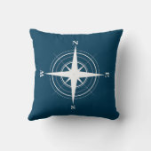 コンパス航海のな海軍枕 クッション (裏面)