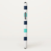 コンパス航海のストライプモノグラム Case-Mate iPhoneケース (裏面/右)