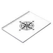 コンパス航海のバラ ノートブック (左側)