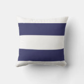 コンパス航海のホワイトonティール(緑がかった色)ソフトネイビーピロー クッション (裏面)