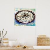 コンパス雲 ポスター (キッチン)