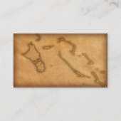 コンパス面図の航行 名刺 (裏面)