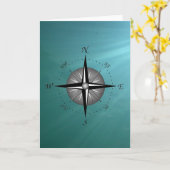 コンパス面図 カード (黄色い花)