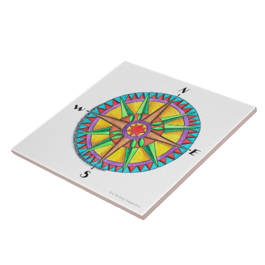 コンパス面図 タイル (側面)