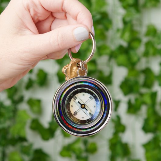 コンパス キーホルダー (手)