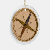 コンパス セラミックオーナメント (右)