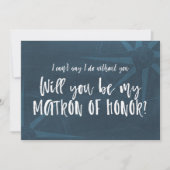 コンパス ナウチカル あなたは私の名誉の女主人になってもらえますか 招待状 (正面)