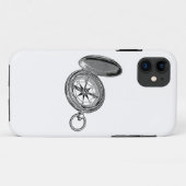 コンパス ナビゲーション 方位 Case-Mate iPhoneケース (裏面(横))