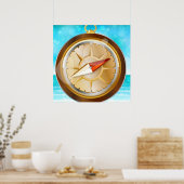 コンパス ポスター (キッチン)