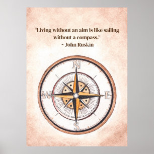 コンパス ポスター