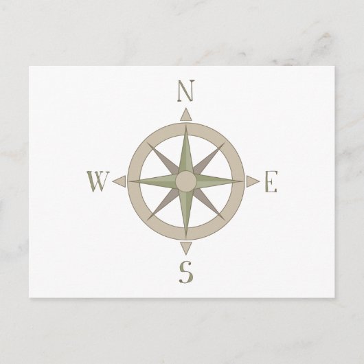 コンパス ポストカード (正面)