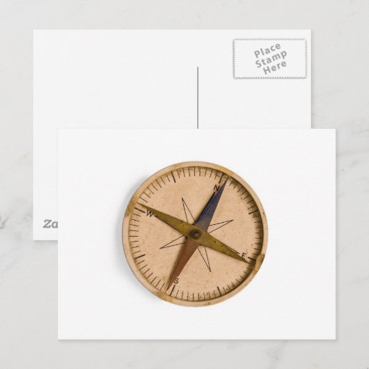 コンパス ポストカード (正面/裏面)