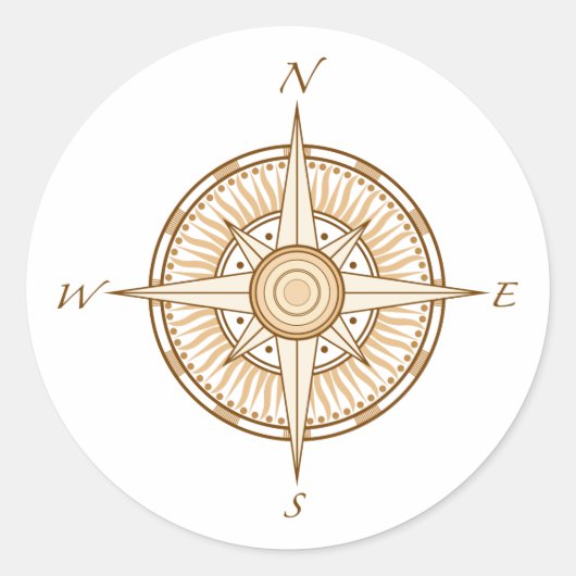 コンパス ラウンドシール (正面)