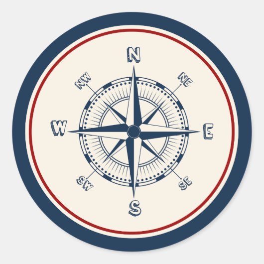 コンパス ラウンドシール (正面)