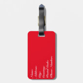 コンパス ラゲッジタグ (裏面縦)