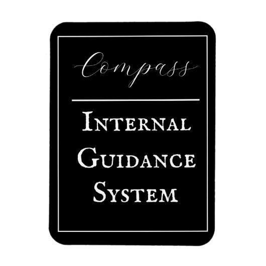 「コンパス – 内部ガイダンス制度」のフレーズ マグネット (縦)
