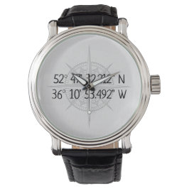 コンパスGPSホーム座標 腕時計