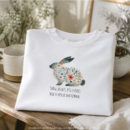コンパッショネート フラワー ウサギレスキュー トライブレンドＴシャツ