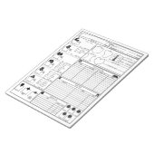 コンパニオンキャラクターシート ノートパッド (アングル)