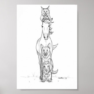 コンパニオントーテムポスター ポスター