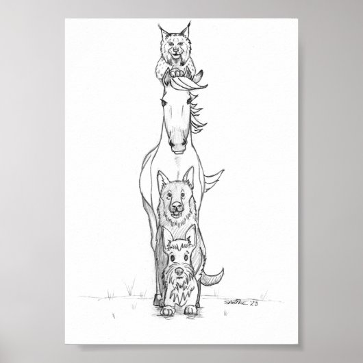 コンパニオントーテムポスター ポスター (正面)