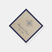 コンパパーソナライズされたス結婚ナプキン スタンダードカクテルナプキン (角)
