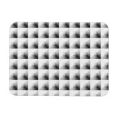 コンパートメントデザインのグレー… マグネット (横)