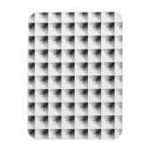 コンパートメントデザインのグレー… マグネット (縦)