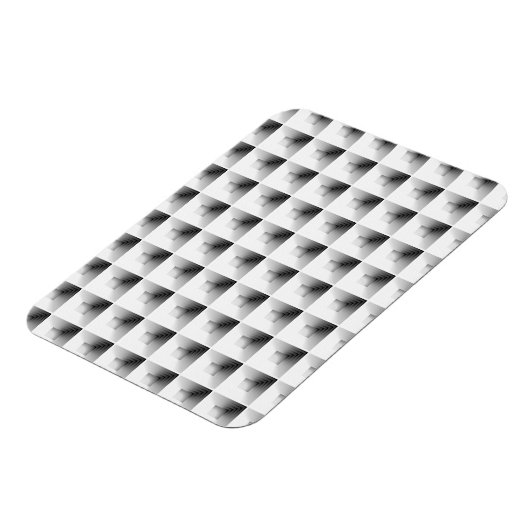 コンパートメントデザインのグレー… マグネット (左側)