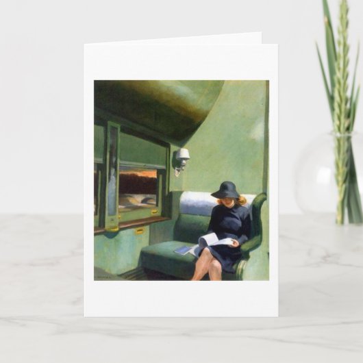 コンパートメントC車エドワードホッパー カード (正面)