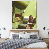 コンパートメントC、車293 キャンバスプリント (インサイチュ (寝室))