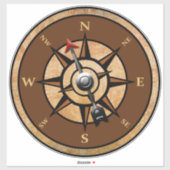 コンパ航海のスデザインノースサウスイーストウエスト シール (シート)